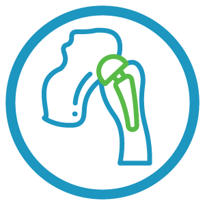 icon of hip replacement