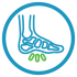 Icon of foot injury