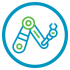 Icon of robotic arm