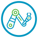 Icon of robotic arm